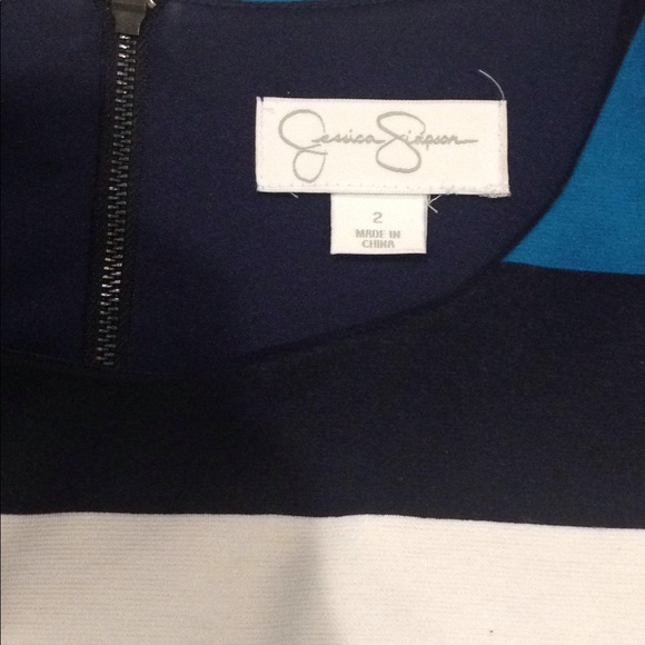 Jessica Simpson Block Color Dress Size 2 - Picture 3 of 4